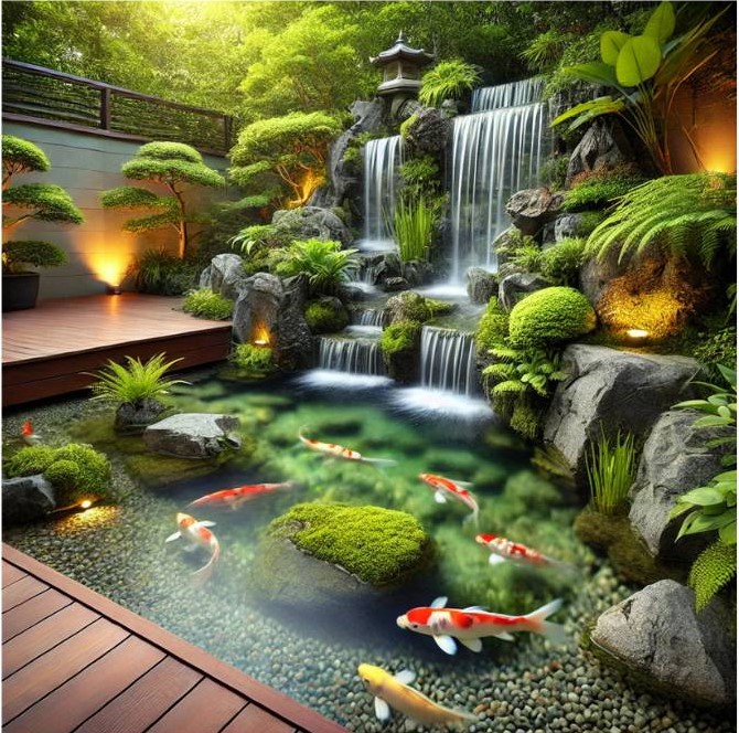 Pembuatan Kolam Koi